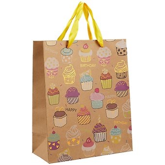 Пакет А4 32*26*12 Сupcakes жен., бум.мат.ламинат