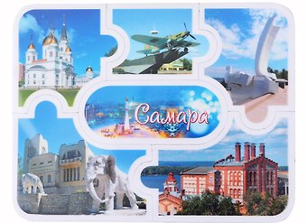 ГС Магнит плоский 95х120мм ПАЗЛ Самара № 1 (031048мпа95001)