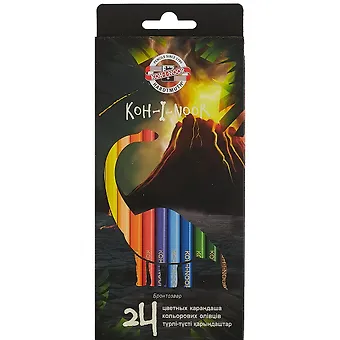 Карандаши цветные Koh-I-Noor, Dino, 24 цвета