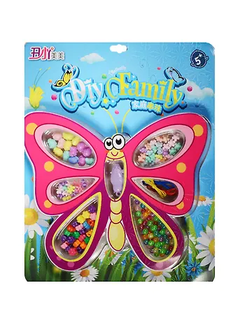Набор для творчества, с бусинками Бабочка (блистер) (15-02667-2910655-4)