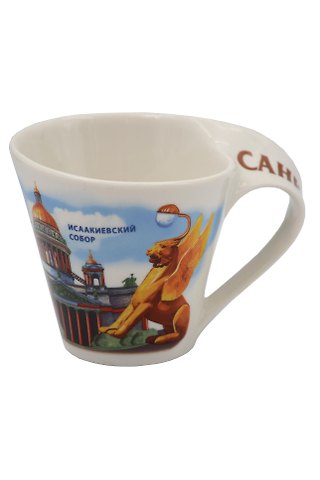 МедВс Кружка фигурная Санкт-Петербург коллаж М110 - 002