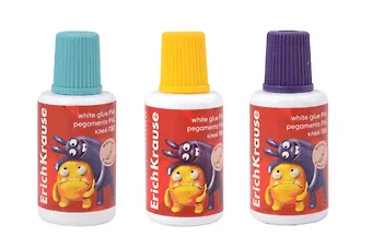 Клей ПВА 20мл Jolly Friends с кисточкой, Erich Krause