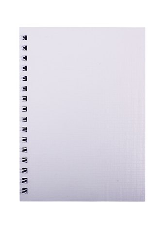 Записная книжка А6 80л кл. METALLIC обл. бел.бумвинил, гребень