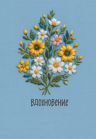 Ежедневник недат. А5 72л Вдохновение