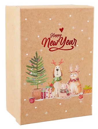 Коробка подарочная Зверушки 23*16*9.5, НГ, картон