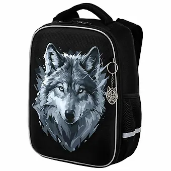 Ранец Gray wolf 1отд., 35*26*13см, брелок