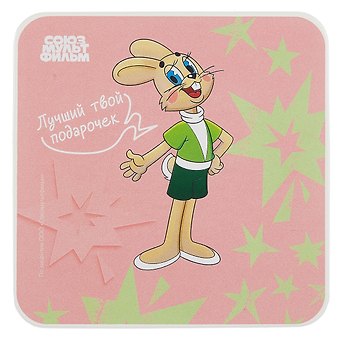 Союзмультфильм Коврик для мышки Ну Погоди! (Заяц) (19х19) (ПВХ)