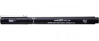 Линер черный PIN 05, толщина линии 0.5, UNI