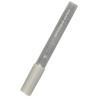 Маркер акриловый Сонет 2мм, серебро, Сонет