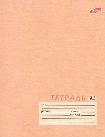 Тетрадь в линейку Academy Style, Текстура, 24 листа, в ассортименте