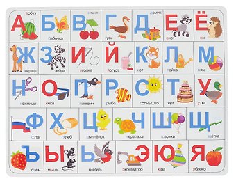 Покрытие на стол А3 Азбука