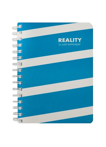 Блокнот А6 96л кл. Reality спираль, ламинация, IN FOLIO