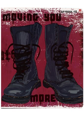 Тетрадь в клетку Альт, Boots, 48 листов, в ассортименте