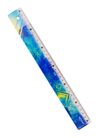 Линейка 30см COSMIC TEENS инд.уп., подвес, ассорти, MAPED