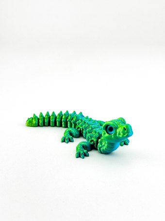 Фигурка 3D Крокодил Эдди (пластик) (11х5) (40004999)