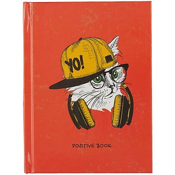 Записная книжка А6 64л кл. Positive Book 5 7БЦ, глянц.ламинация, диз.блок
