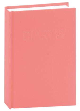 Ежедневник недат. А6 128л New day розовый, 7БЦ, лам.soft touch, блинт.тисн, офсет