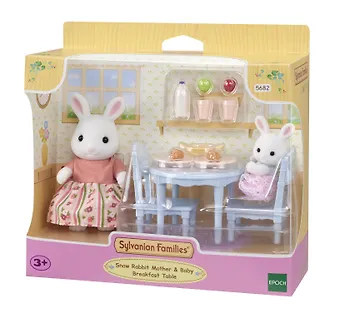 Sylvanian Families «Стол для завтрака Снежных кроликов – мамы и малыша»