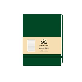 Блокнот А6 100л лин. Joy Book. Заколдованный лес иск.кожа, тонир.блок, скругл.углы, горизонт.резинка, карман, инд.уп.