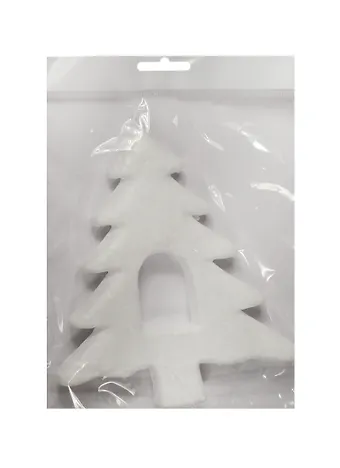 Ёлка большая с отверстием, 16*13.5 см, в пакете с подвесом (11-00220-J09)