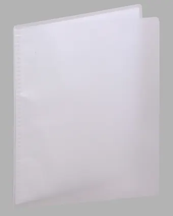 Папка 20ф B6 Transparent пластик, серая