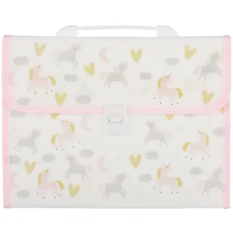 Портфель А4 12отд.  Единорог