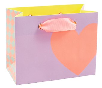 Пакет А6 11*14*6.5 Сердце нейтр., бум.мат.ламинат