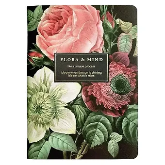 Тетрадь «Flora. Букет», 48 листов в клетку, букет, скрепка