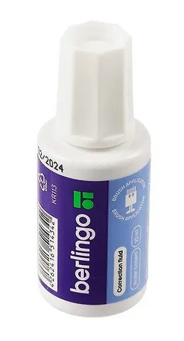 Корректор 20мл, кисть, на водн.основе, Berlingo