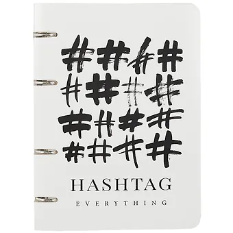 Тетрадь на кольцах в клетку Academy Style, Hashtag Sev, 80 листов