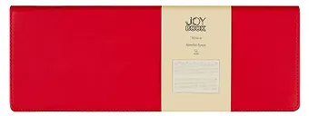 Планинг недат. 56л Joy Book очень красный, настольный, иск.кожа 7Б, скругл.углы, съемный тонир.блок, тисн.фольгой, евроспираль, офсет
