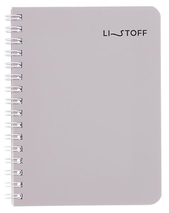 Записная книжка А6 80л кл. Mist пласт.обл., спираль