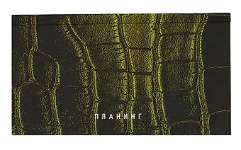 Планинг недат. 64л Green карманный, 7БЦ, мат.лам, покрытие Soft Touch, офсет