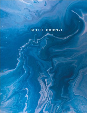 Книга для записей А5 144стр тчк. Bullet Journal (мрамор)