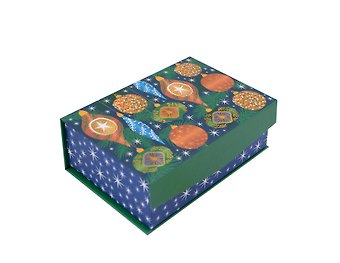 Коробка подарочная Игрушки 16,5*11,5*6см, Новый год, картон