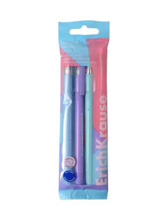 Ручки шариковые синие 04шт ULTRA-20 Stick Pastel 0,7мм, подвес, ErichKrause