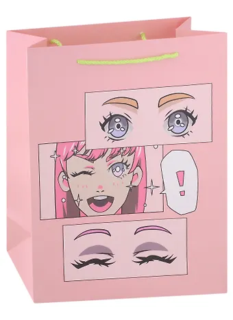 Пакет А4 32*26*12 Аниме дет., бум.мат