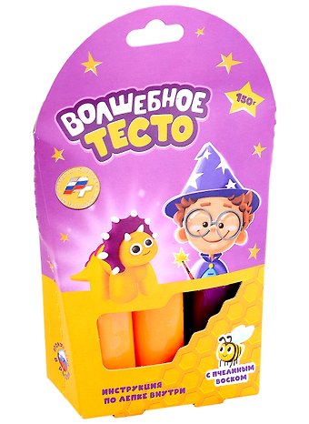 Тесто для лепки Волшебное тесто. Динозавр желтый