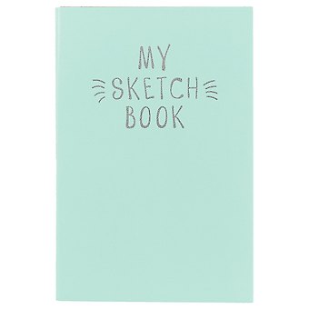 Скетчбук «My Sketchbook», мятный, 120 листов
