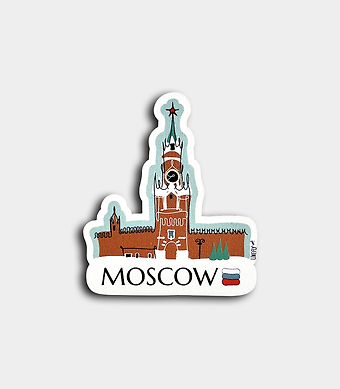 Магнит Кремль (Москва) (5х5) (MAG00-MSK0029-F-EN)