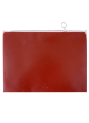 Папка на молнии А4 Fresh color пластик, с расширением, ассорти