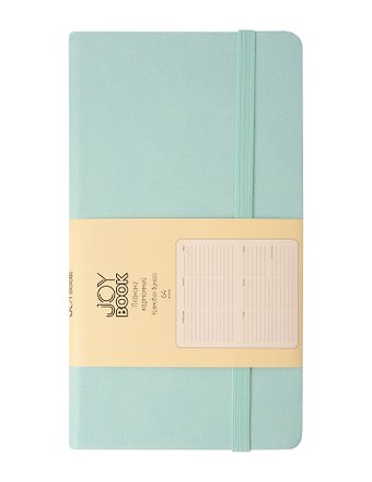 Планинг недат. 64л "Joy Book" сахарный лед, карманный, иск.кожа 7Б, скругл.углы, тонир.блок, резинка, офсет, ляссе