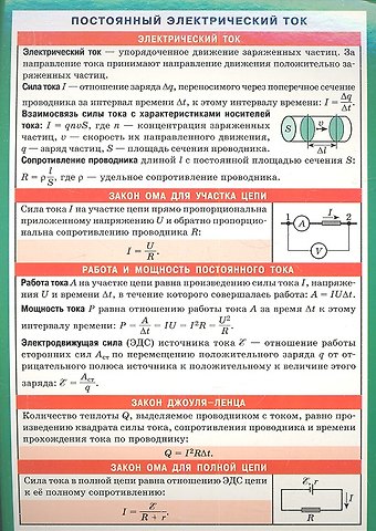 Постоянный электрический ток
