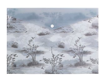 Папка-конверт А4 на кнопке Landscape, в ассортименте
