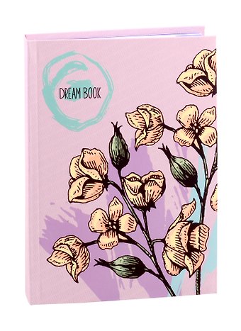 Записная книжка А6+ 96л тчк. Dreams интеграл.переплет, мат.ламинация soft touch