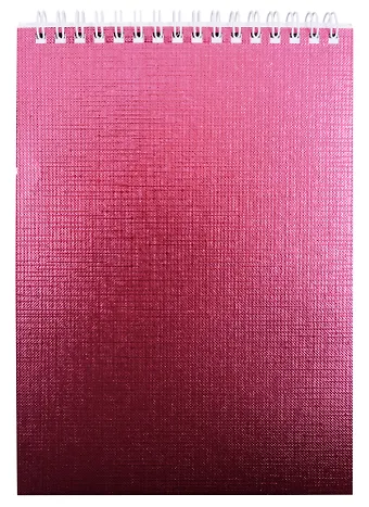 Блокнот METALLIC, А5, 80 листов, клетка, розовый