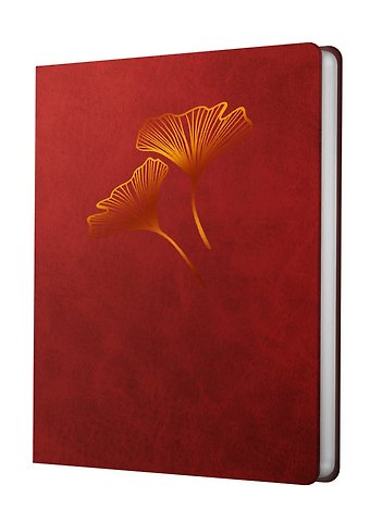 Книга для записей А5- 80л кл. Vesper. Бордо иск.кожа, замша, тисн.фольгой, тонир.блок, скругл.углы, ляссе
