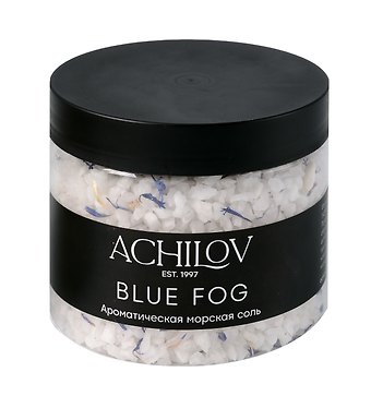 Морская соль с сухоцветами для ванны (Голубой Туман) (400г) (с-400/ном2)