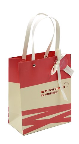 Пакет А5 23*18*10 Best investment in yourself нейтр., бум.мат.ламинат