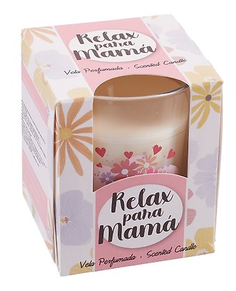 Свеча ароматическая в стакане Relax mama Florecer (120г) (коробка)